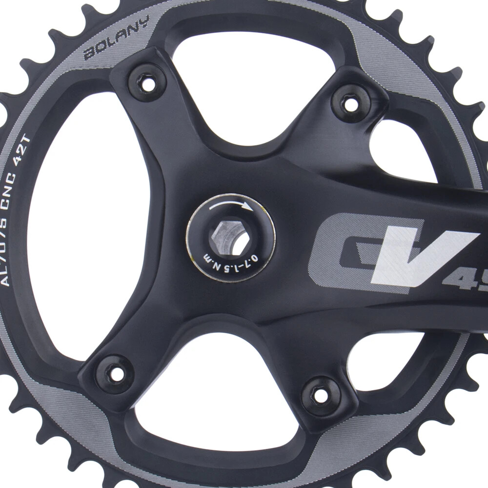 Gravel Road Bike Crankset 42T Chainring MTB Bike Crank Arm 170mm With BB