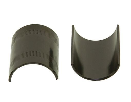 Handlebar Shim Alloy 28.6mm To 31.8mm Black.
