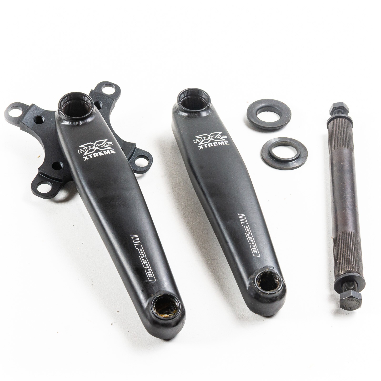Genuine FSA X Drive Xtremebme Crank 44T CrMo 19mm Axle 175mm 4 Hole Black