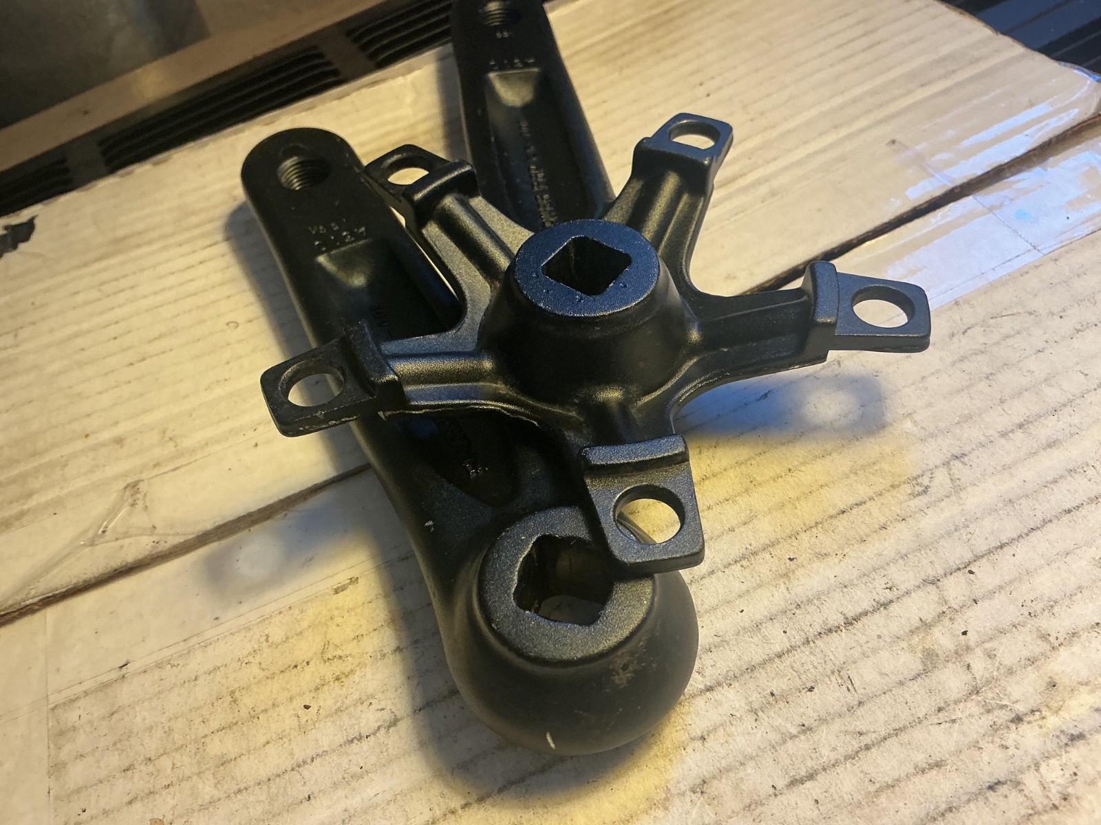 BMX/multi-purpose crankarm/pair 155mm 110BCD BLK