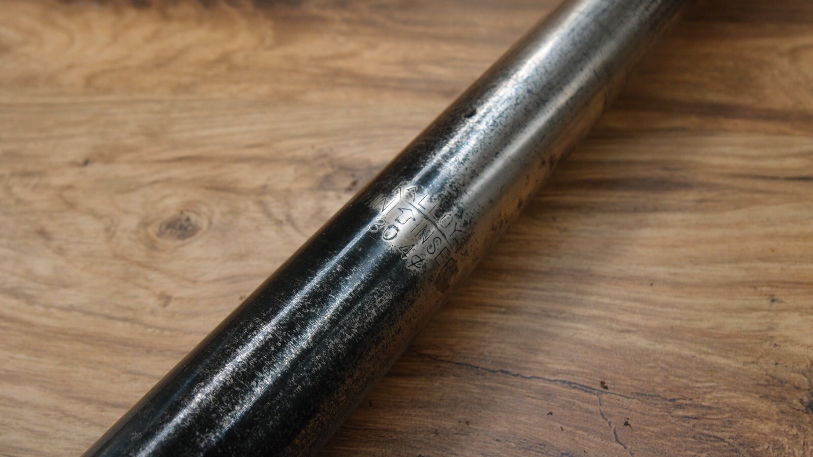 1990’s steel Cr-Mo plain seatpost Kalloy for MTB 30.4mm