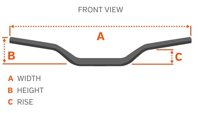 Contour 1-1/8″ Oversized Handlebars – Factory Suzuki/KTM Stock/Jet Black