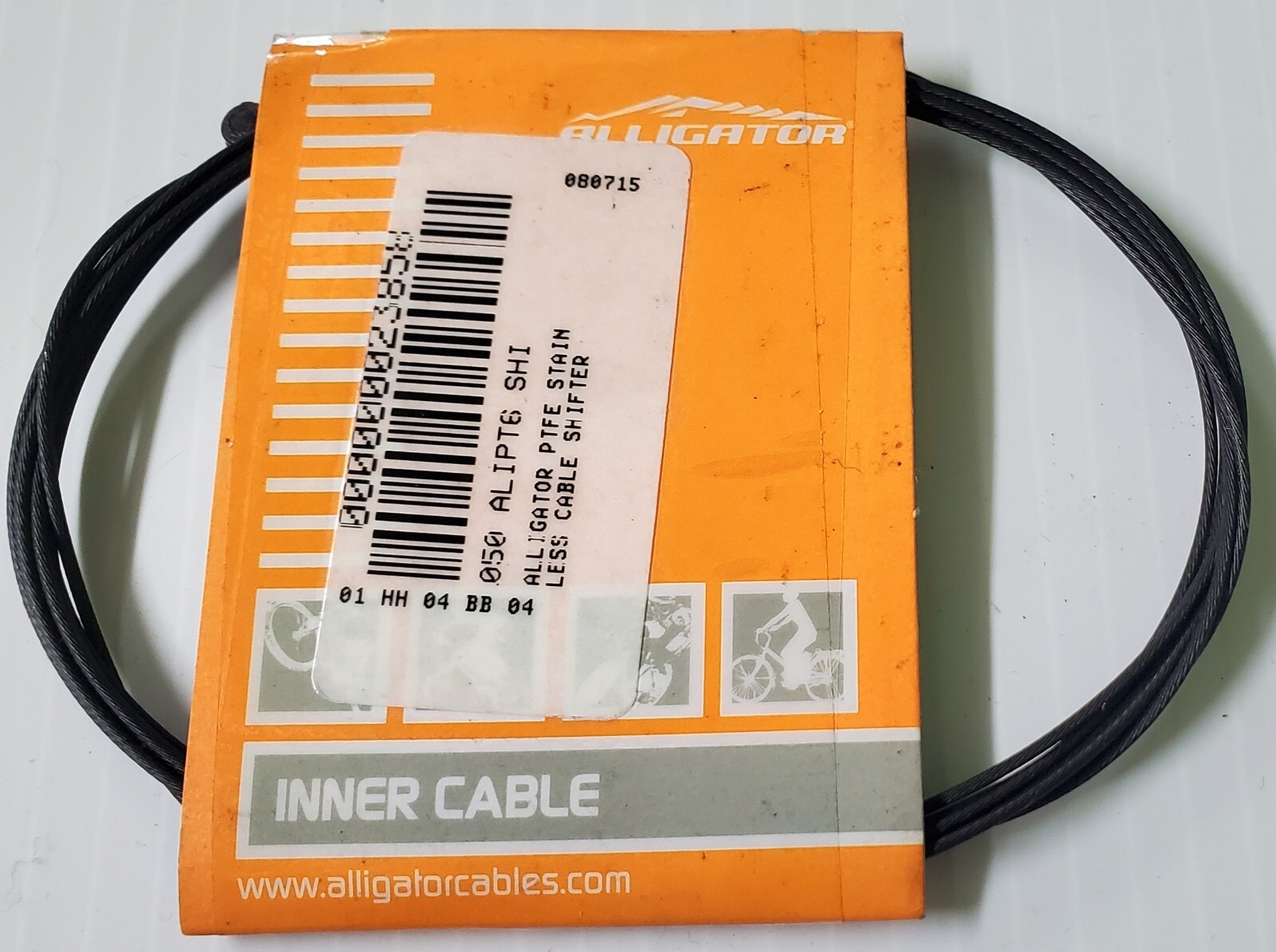 Full Set Alligator Universal Brake & Shift Cables Black 1700mm 1.2mm 2000mm