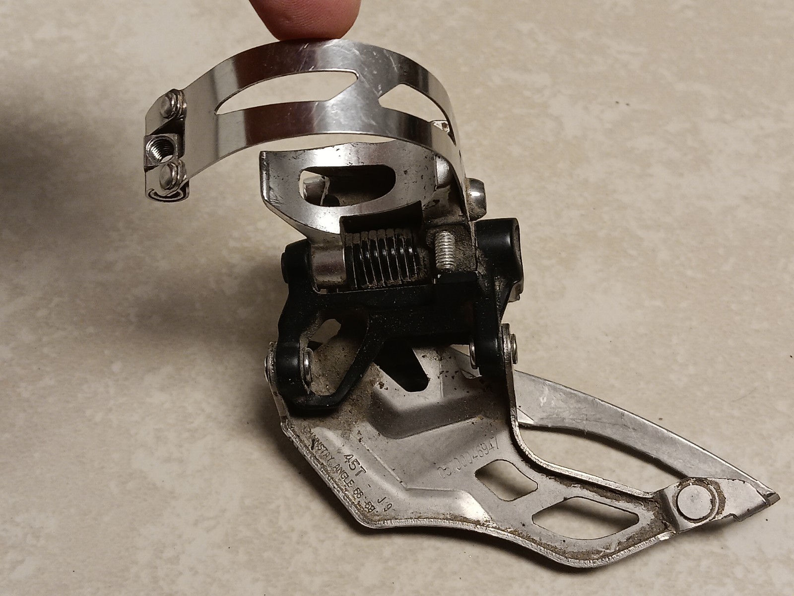 Sram XX 2 Speed Bottom Pull 34.9 35.0 mm High Clamp Front Derailleur
