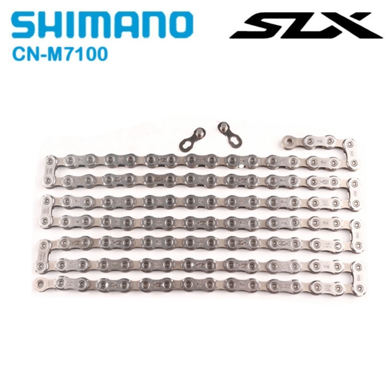 Shimano SLX CN M7100 12 Speed Chain Silver 116 Link MTB Mountain Bike Bicycle