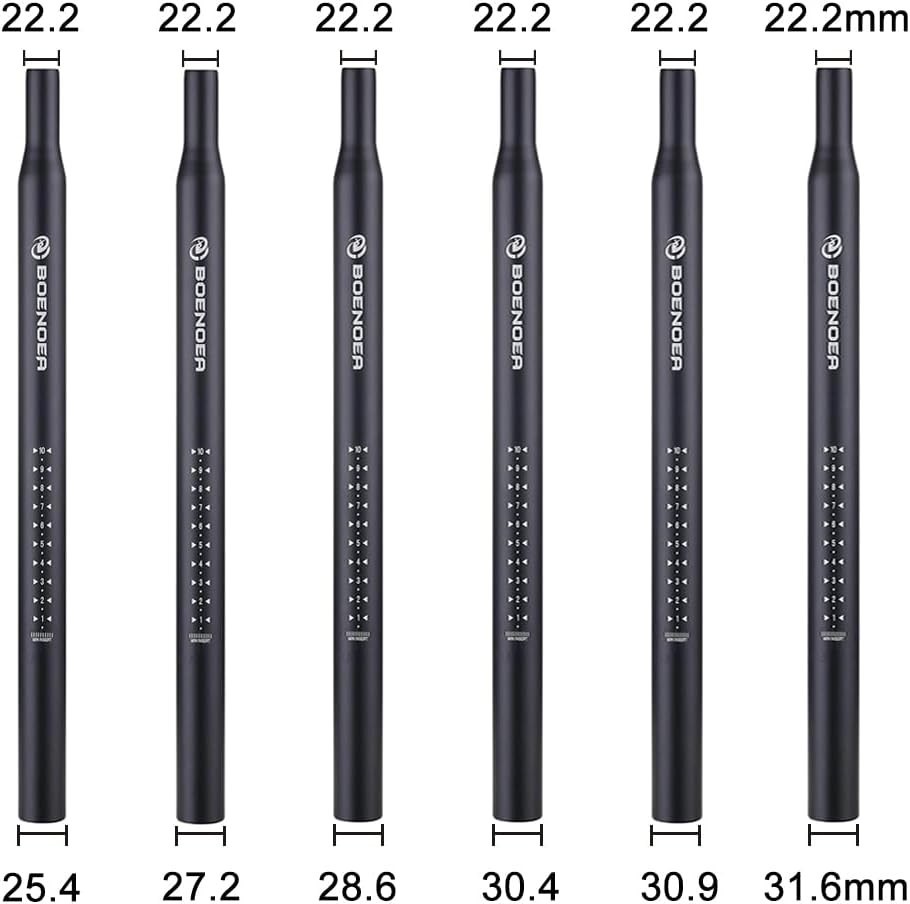 Universal 27.2mm Aluminum Alloy Seatpost – Effortless Installation, 400mm Length