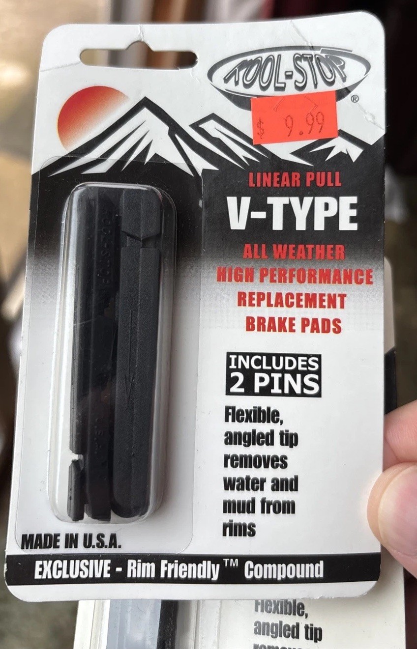 Koolstop V-Brake Pad Inserts Brake Shoes V-brake Black – KS-LPVB