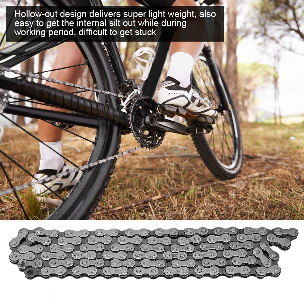 Hollow Out Single Speed Bicycle Chain 106 Links