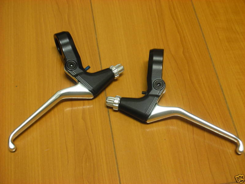 BIKE BICYCLE MTB ALUMINUM BRAKE LEVER 1 PAIR NEW TAIWAN