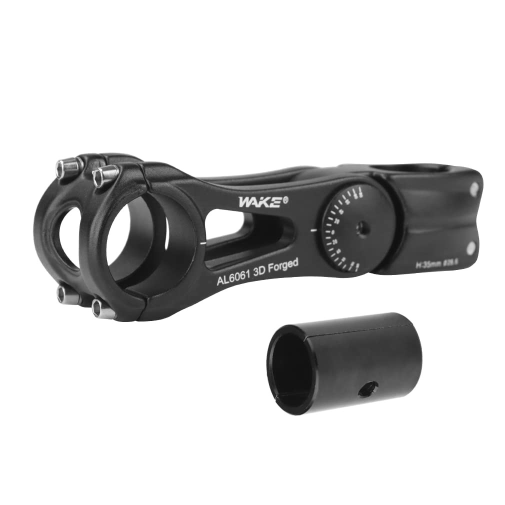 Adjustable Bike Stem 31.8mm 25.4mm ±90° Riser for MTB Road BMX City Bicycle 90-1