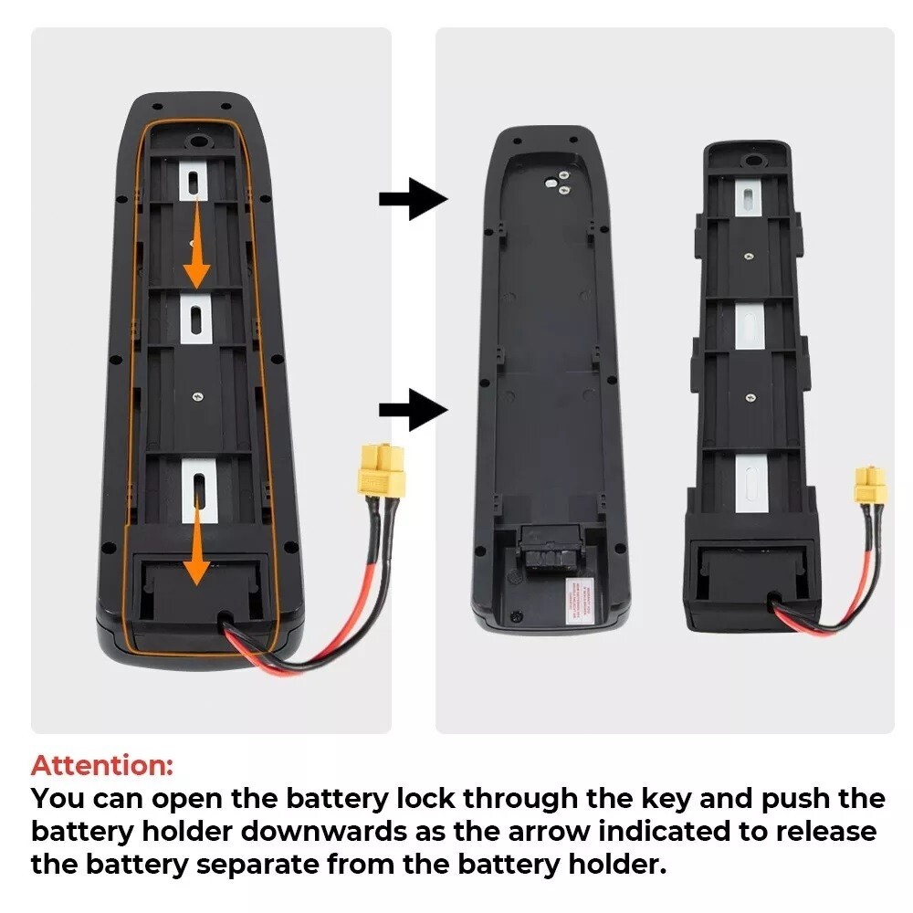 48V 14Ah Lithium Ebike Battery 48V RAD POWER Battery Rad External Battery Pack