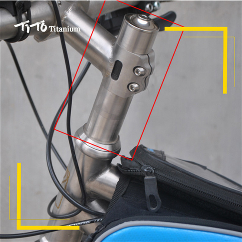 5/10/15/20/25/30mm Titanium Bicycle Headset Stem Spacers 28.6MM Bike Fix Refit