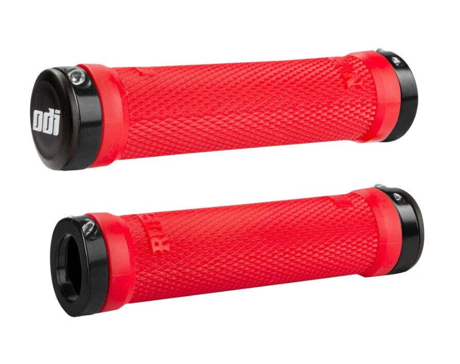 ODI RUFFIAN LOCK-ON MOUNTAIN BIKE GRIPS 130MM MTB NEW MULTICOLOR