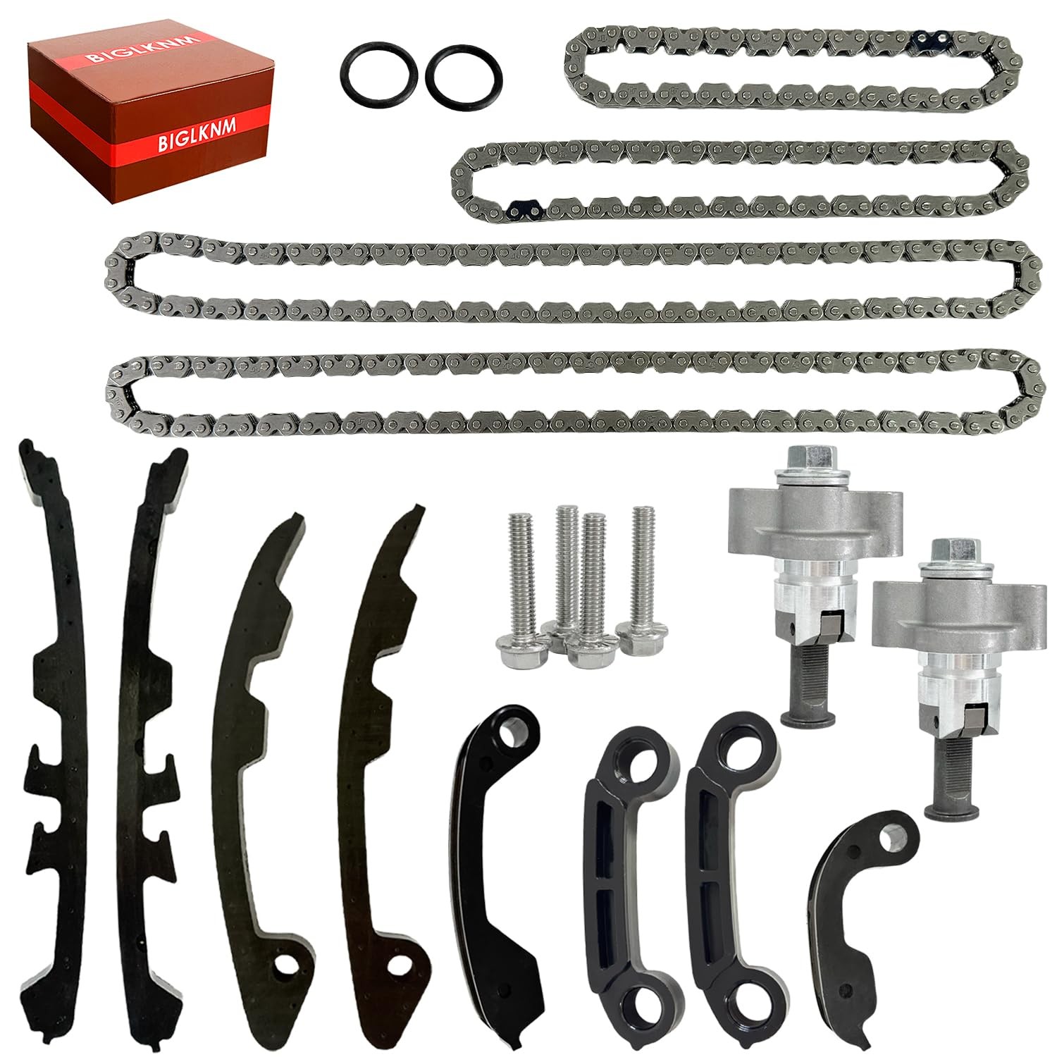 BIGLKNM Tensioner & Timing Chain Guides & Oil Pump Compatible with…