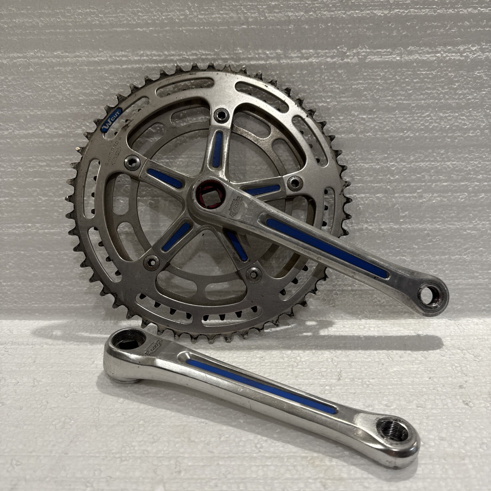 Vintage Shimano 600 Arabesque Crank Set 170mm 52/44