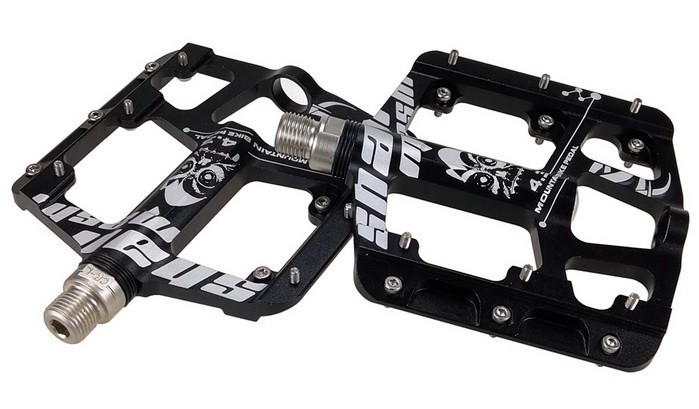 1 Pair Bicycle Pedals MTB Mountain Road Bike Cycling Flat Pedal Aluminum Alloy