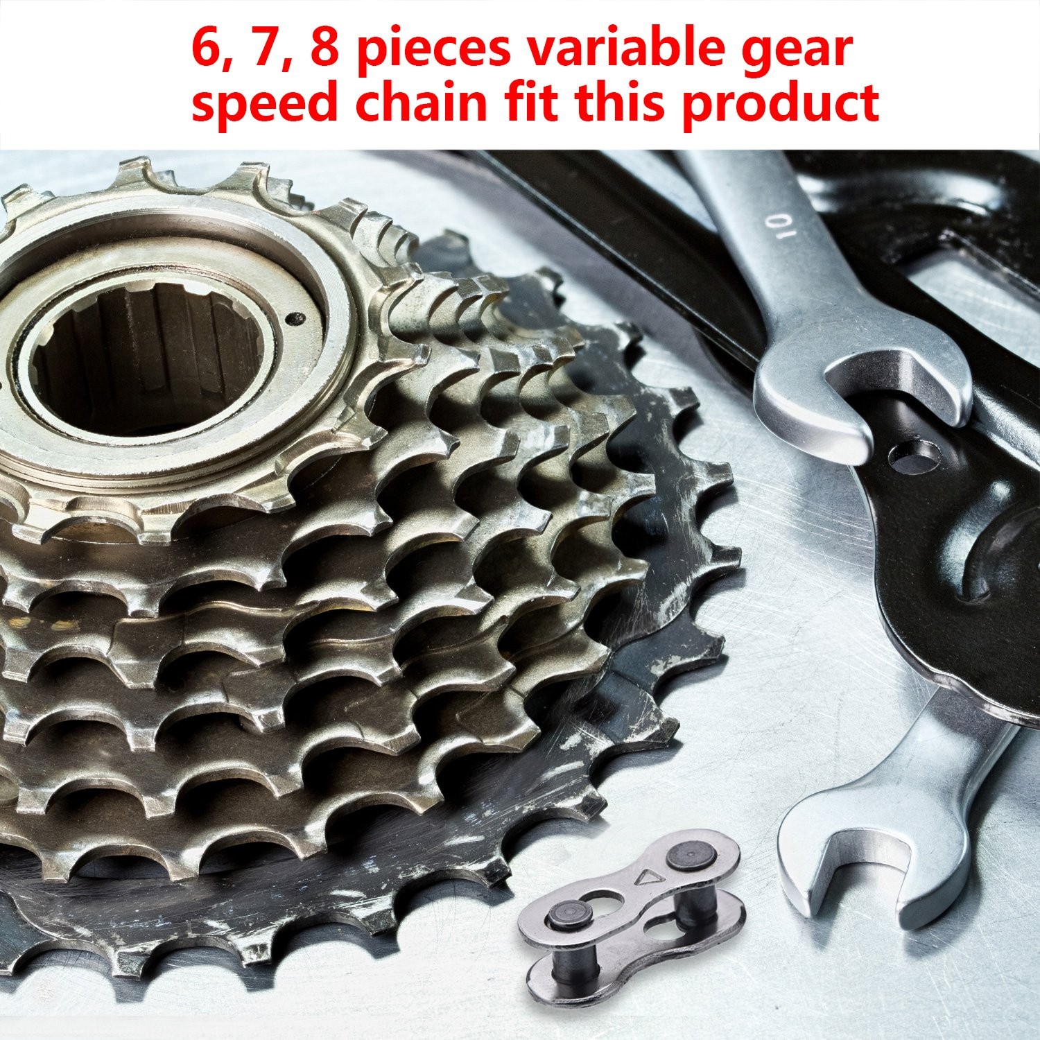 8 Pairs Bicycle Missing Link for 6 7 8 Speed Chain Master Link for Bicycle Chain