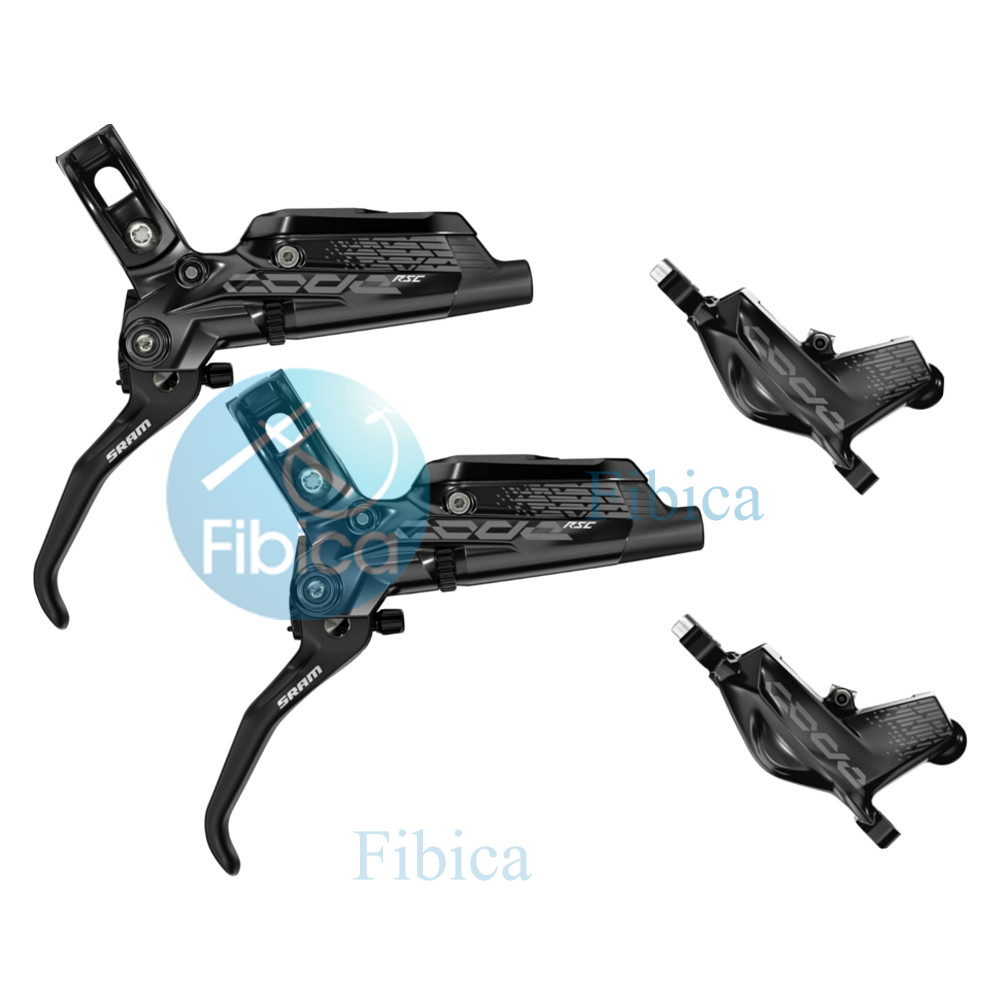 NEW SRAM CODE RSC 4-PISTON HYDRAULIC DISC BRAKE PAIR FRONT+REAR SET