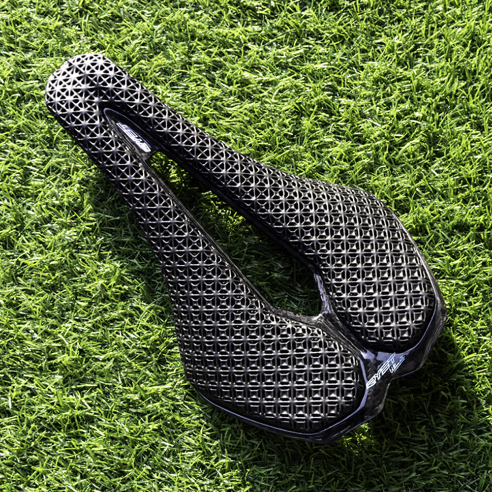 Carbon 3D Printed Bike Saddle 255 x 143 mm EVA Road Mountain Seat Cushion 7x9mm