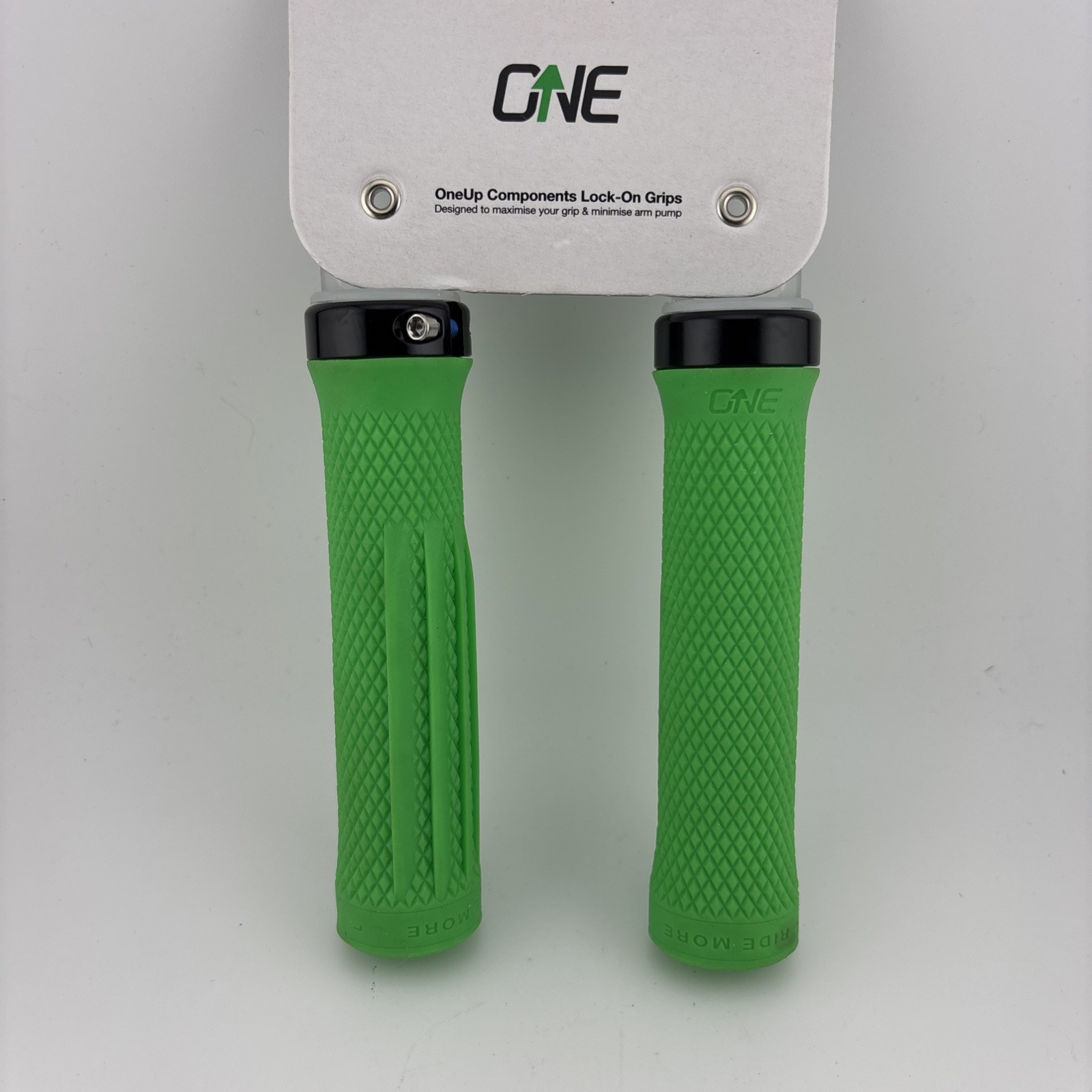 OneUp Components Lock-On Bike Grips Green New Cycling Gear Handlebar Grip