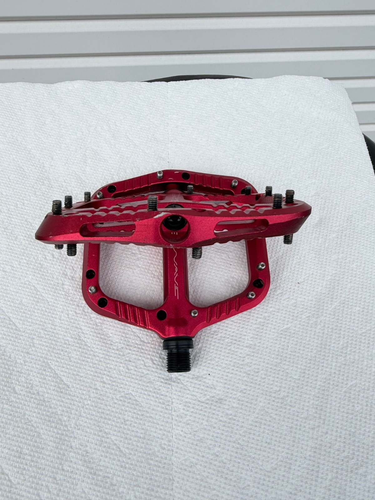 OneUp Components Wave Platform Pedals, Red Pre-Owned