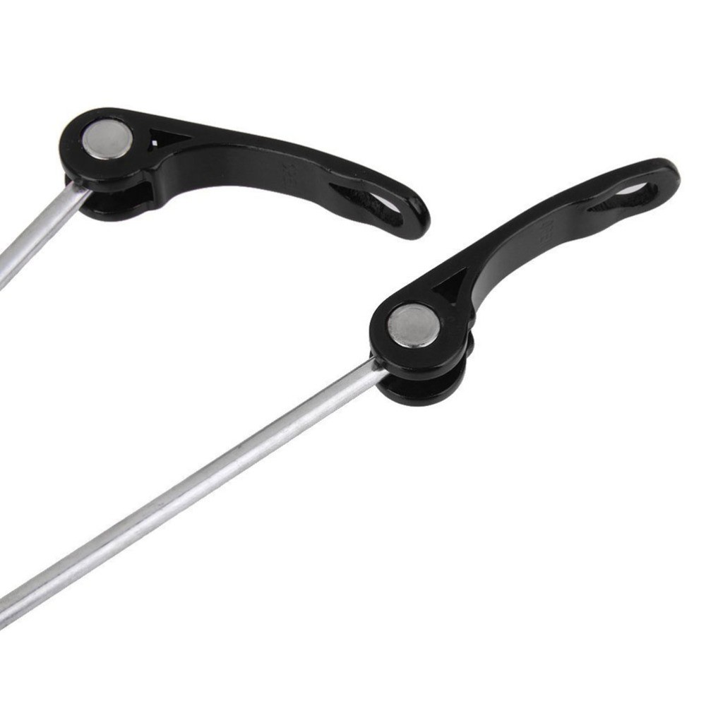 Pair of Quick Release for Wheel Hub Front and Rear Skewers Cycling Parts (Black)