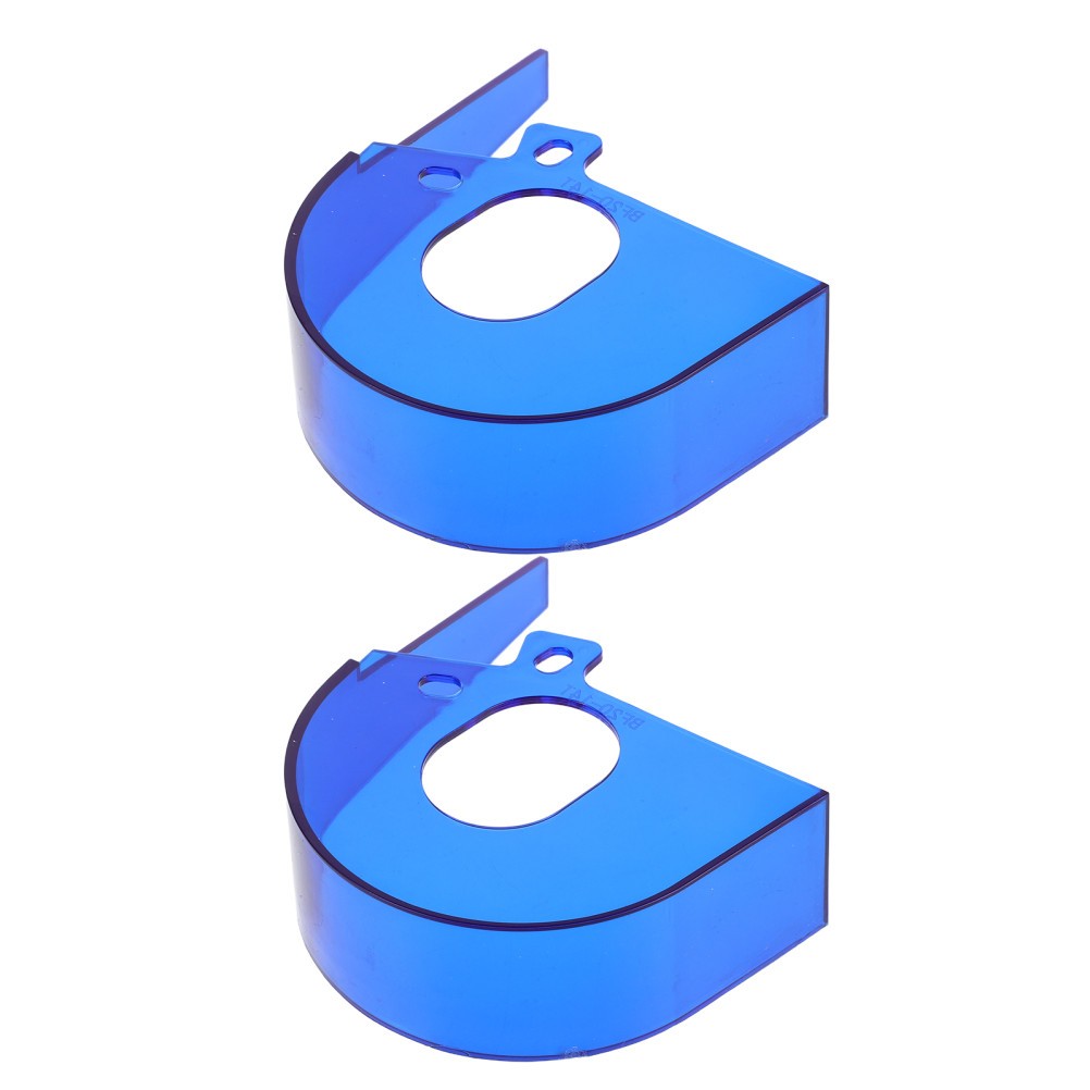 2Pcs Plastic Bike Chain Protector Sleeve Blue for Mountain and Road Bikes