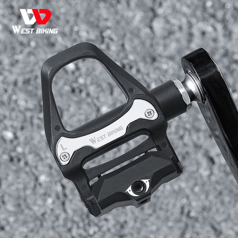 WEST BIKING Bike Flat/SPD Self-locking Pedals Cycling Cleat Sealed Bearing Pedal