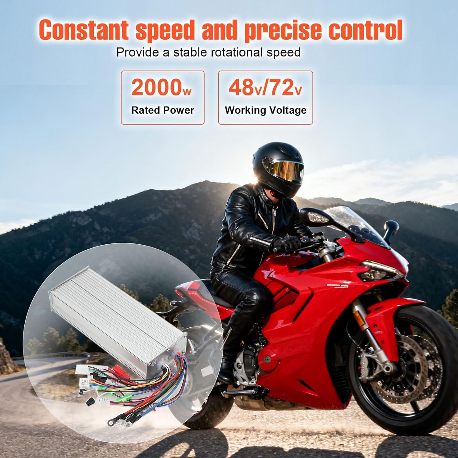 Electric Bicycle Speed Controller 2000W for E-Bike & Scooter
