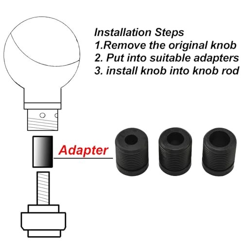 Acrylic Crystal Bubble Ball Shift Knob with Light, Gear Shifter Knob