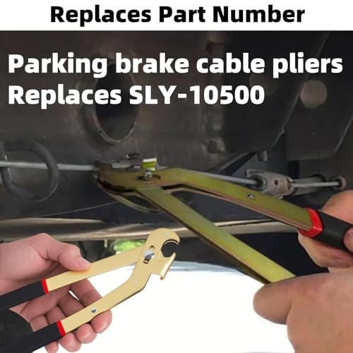 SLY-10500 14Inch Parking Brake Cable Coupler Removal Tool Pliers Fits for Vans