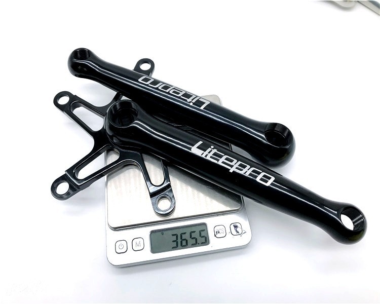 Litepro CNC Crankset BCD130 Crank Arm set 170mm for Brompton Birdy folding Bikes