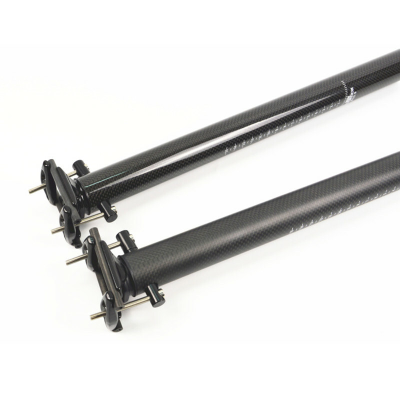 33.9/34.9mm Carbon Fiber Bicycle Seatpost Folding Bike Saddle Tube Seat Post