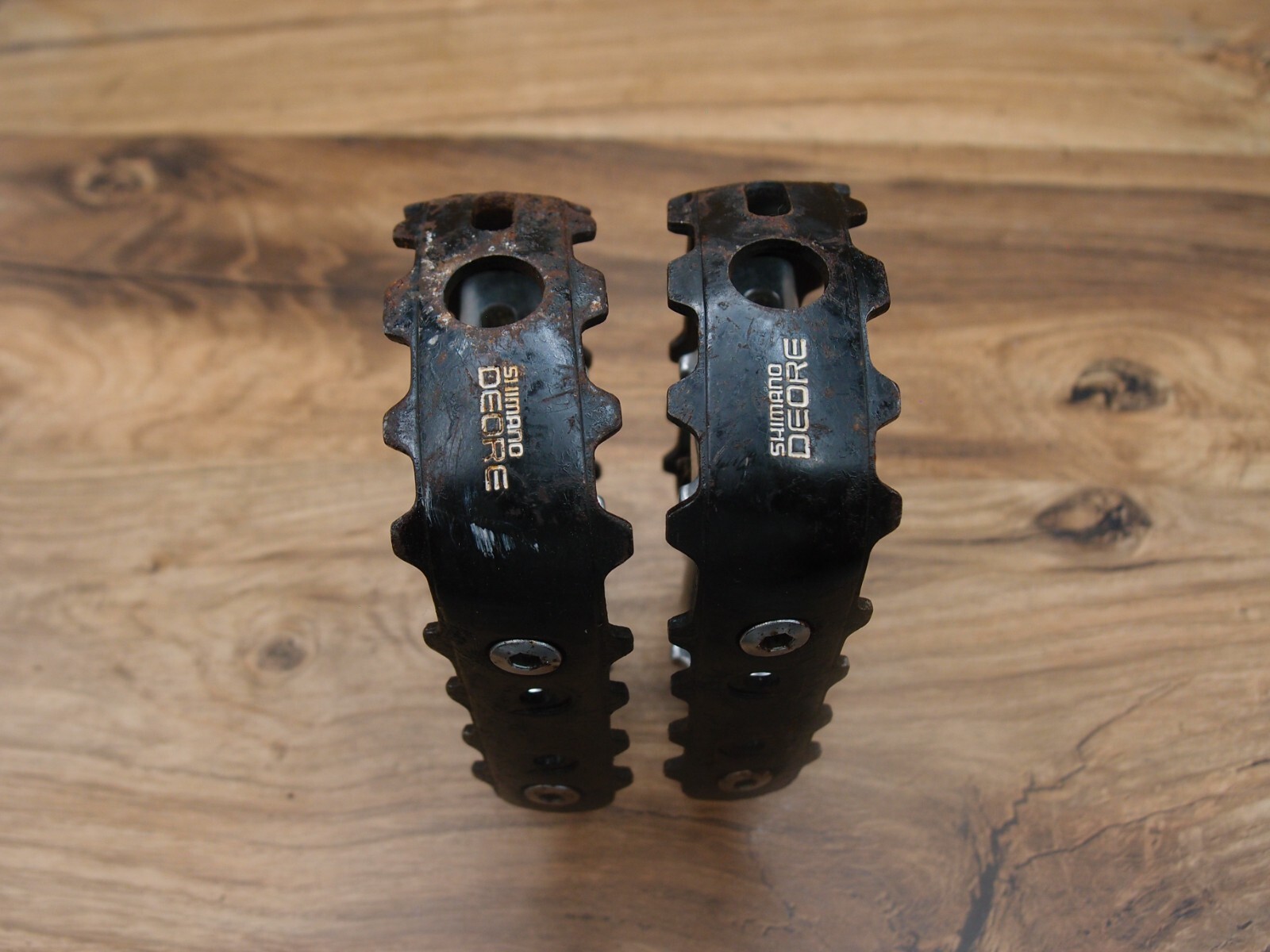 1990’s MTB flat platform pedals Shimano Deore PD-MT60 Bear Trap VIA Japan