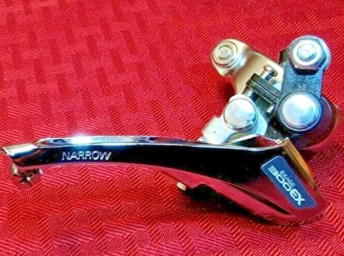 Shimano 300EX Exage Road 7 Sp Front Derailleur 28.6, Bottom Pull -Narrow Chain