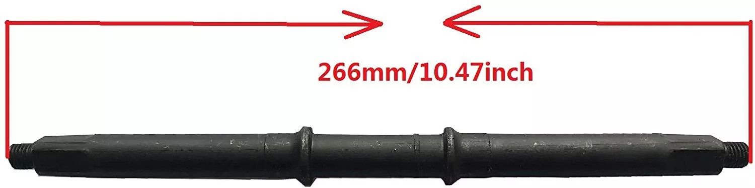 CDHPOWER 266mm Wide Crank Set Assembly for 2 Stroke &4 Stroke Gas Motorized Bike