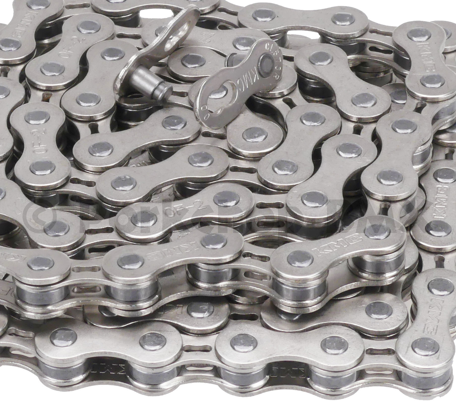 KMC Z6 (formerly Z33) 5/6 speed bicycle chain 1/2″ X 3/32″ 116L SILVER