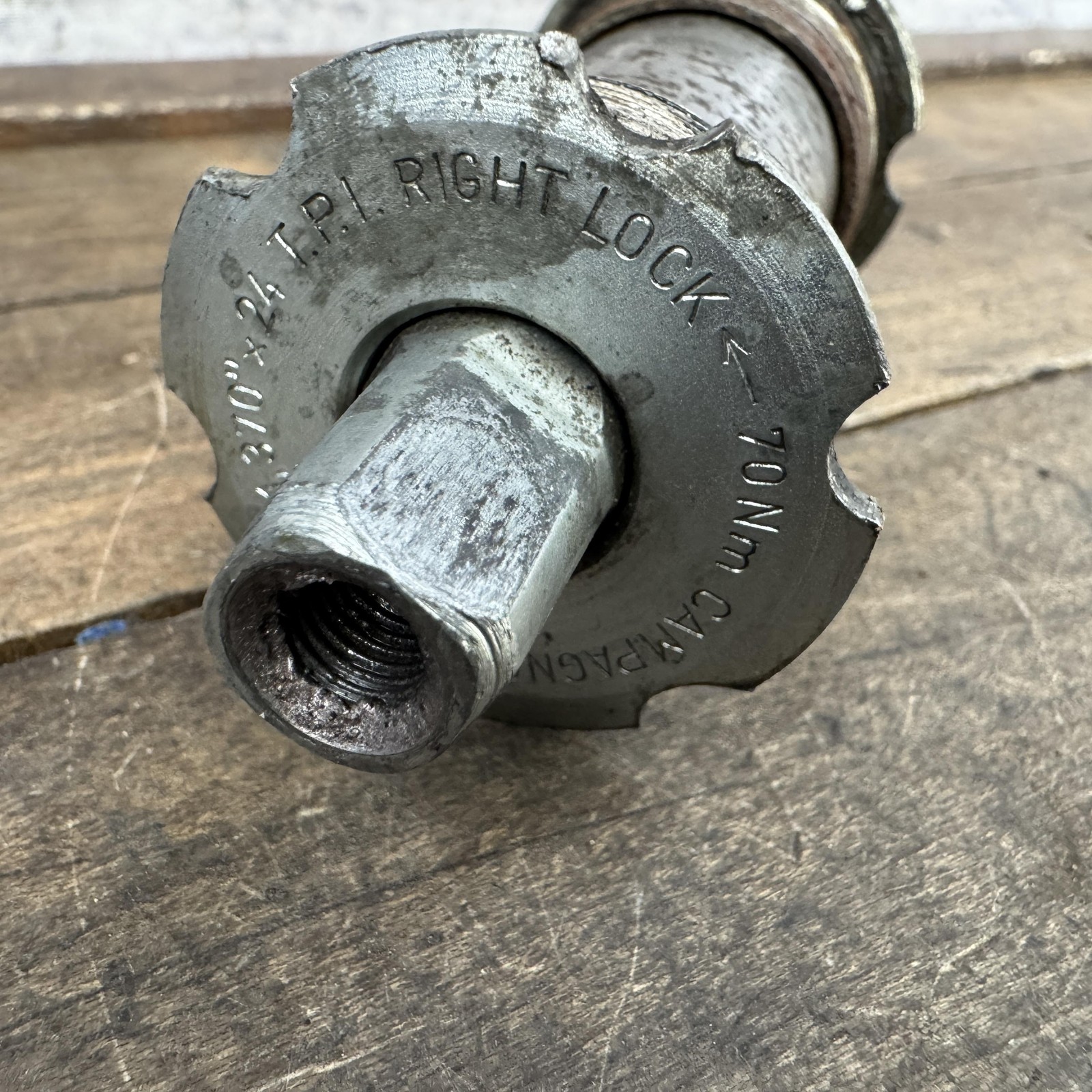 Vintage Campagnolo Mirage Bottom Bracket 68mm 111mm 1.370×24 BSA ISO English