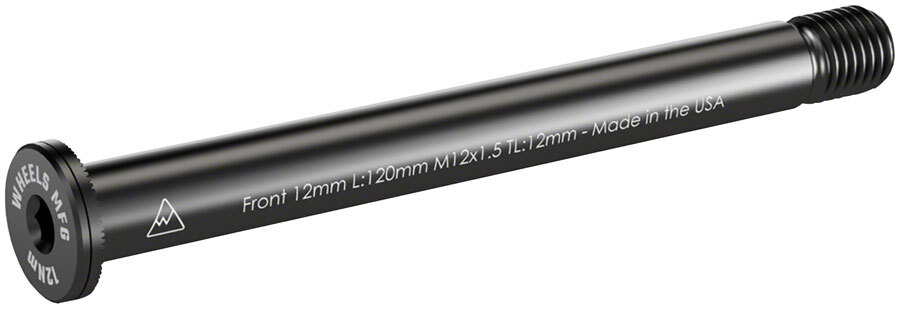 Wheels Manufacturing Front Thru Axle – M12 x 1.5 x 12, 120mm
