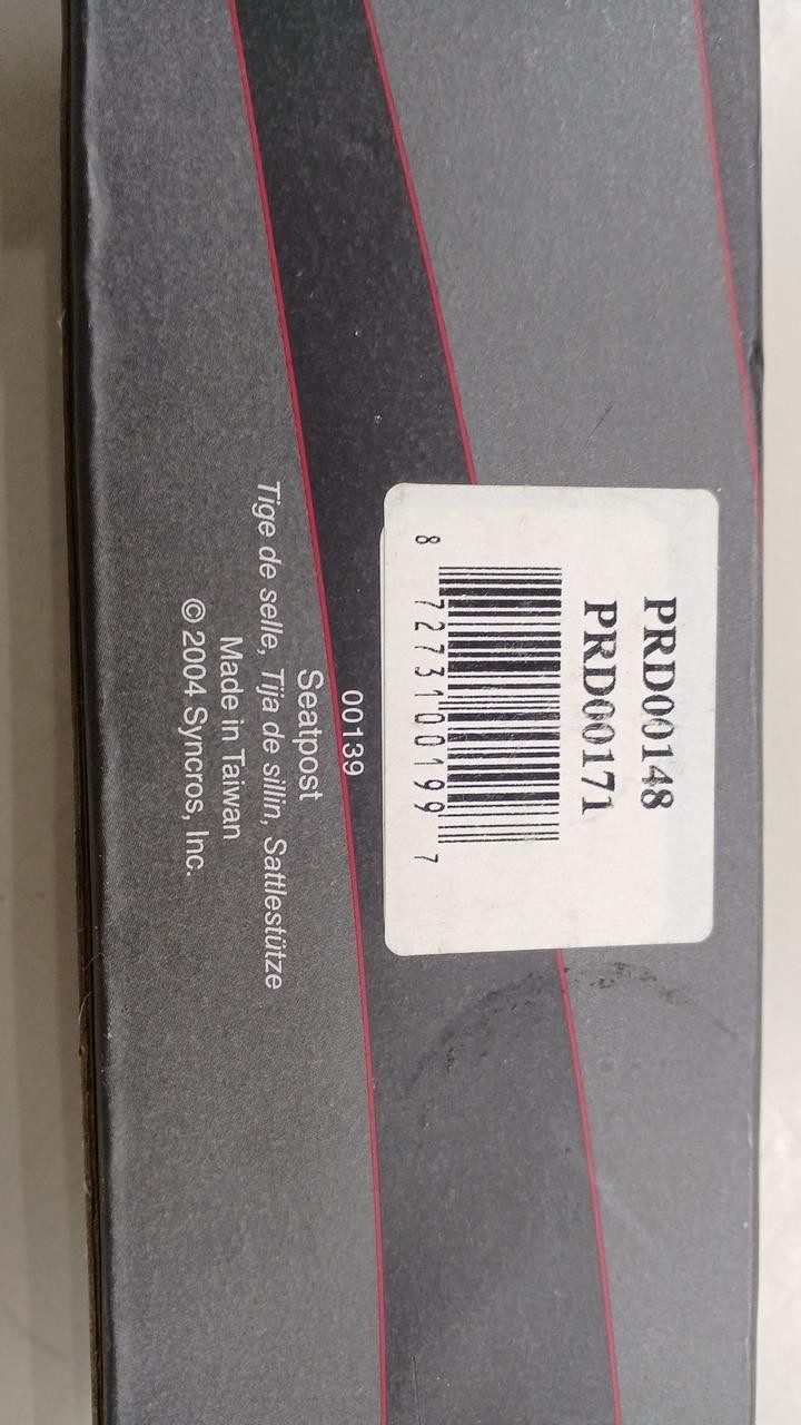SYNCROS 7075ALLOY 209g Φ30.9 04 L1 Aluminum seat post with box Used