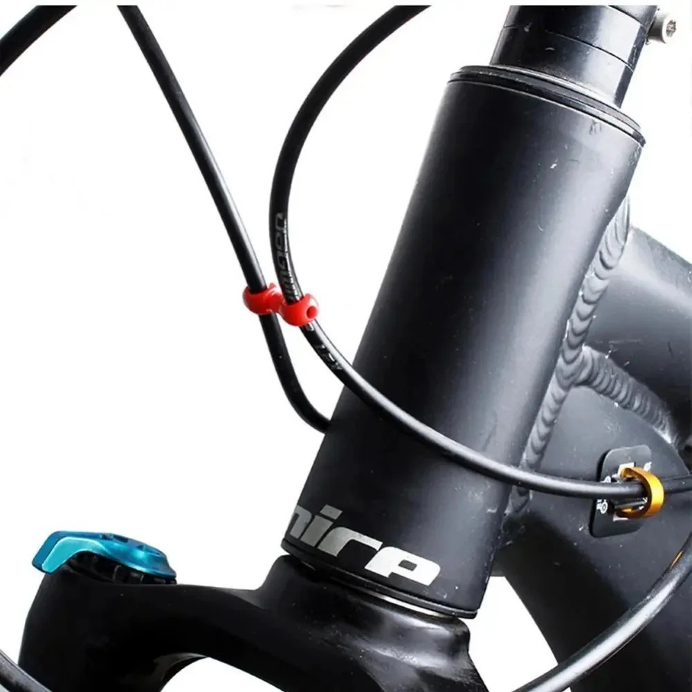 Universal Bicycle Cable Clip S Hook Rotating Wire Hose Organizer 10PCS