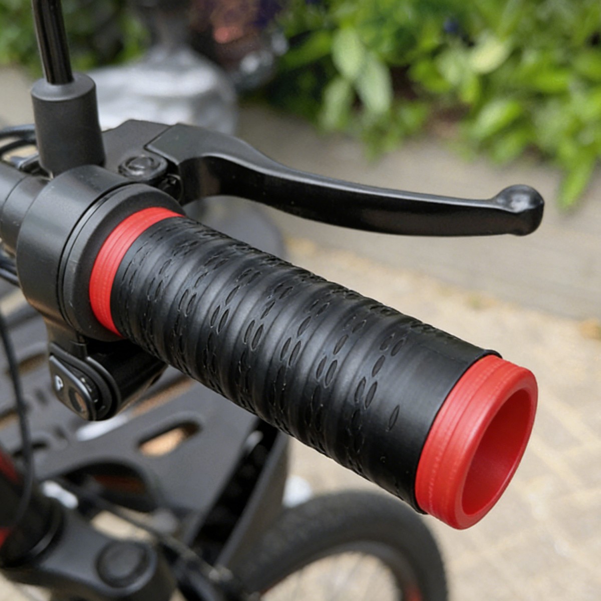 Universal Handlebar Grip Cover Non-Slip Wrap-Around Silicone Pair