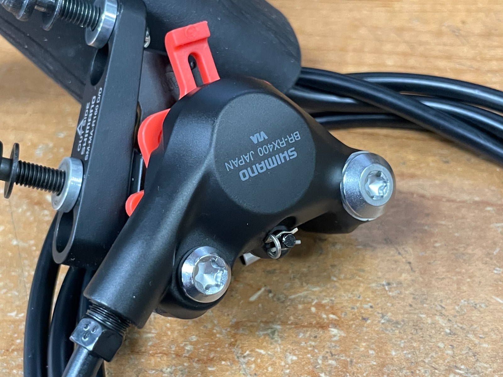 Shimano ST-RX400-R/BR_RX400 10 Spd Shift/Brake Lever & Hydraulic Disc Brake Set