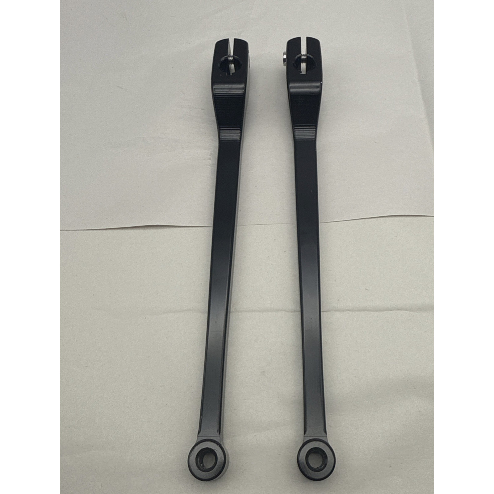 Black 9.84″ Extended Shifter Lever Heel Toe Shift Levers Set, Unknown-Compatible