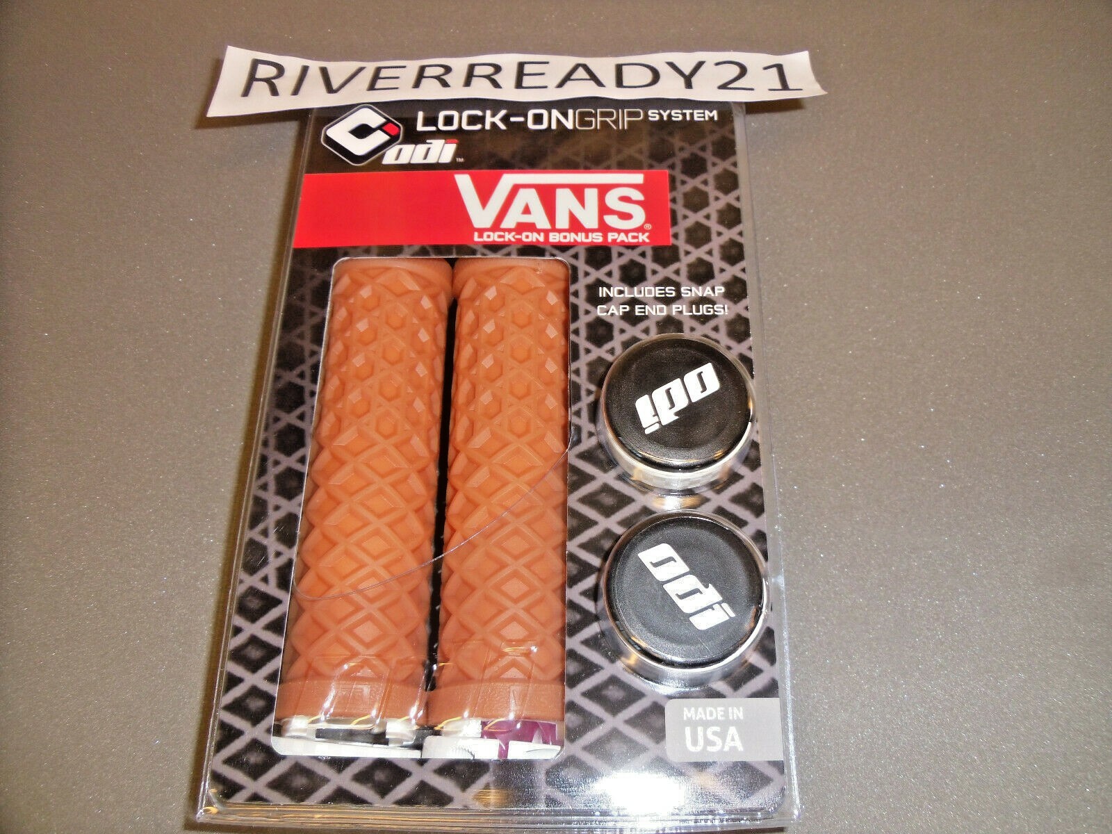 ODI Vans Gum Rubber Lock on Grips atv pwc Jet-Ski Sea-Doo Wave-runner-Blaster