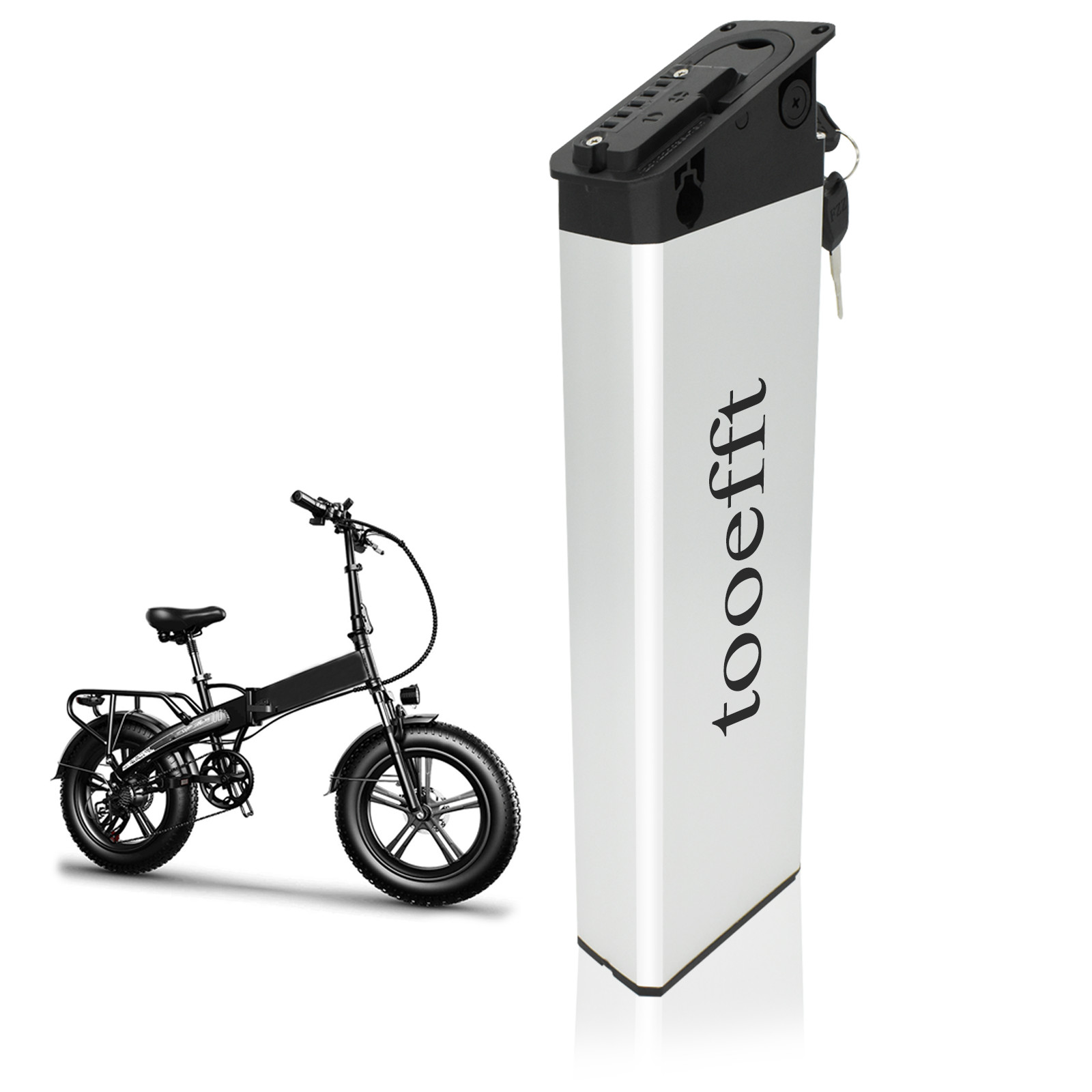 tooefft 48V 52V 17.5Ah Lithium Ion Electric Ebike batteries for MATE X Engwe