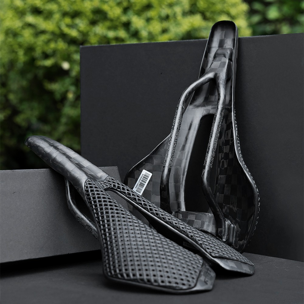 RYET Ultralight Carbon Bike Saddle 240x143mm 3D Printed Rail for Road MTB Gravel