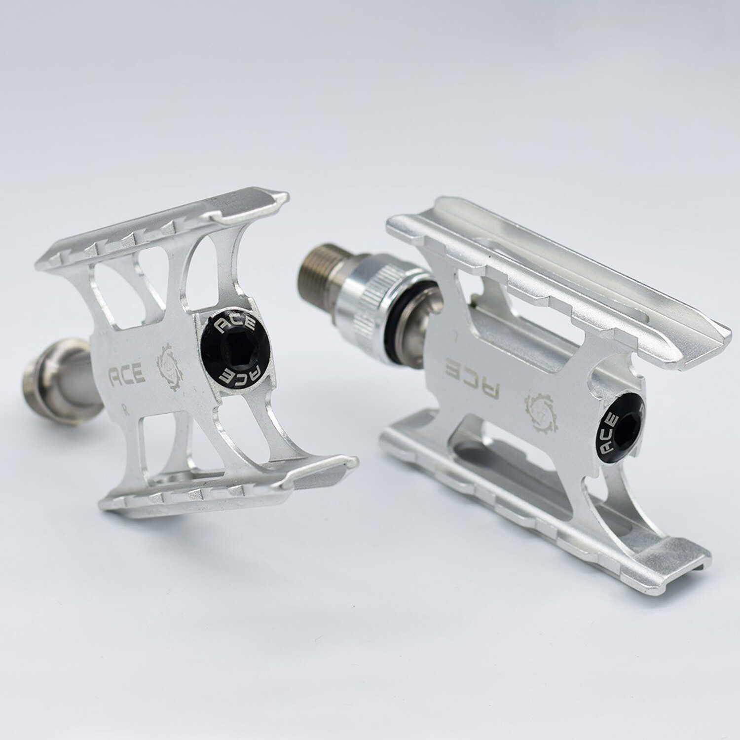 Titanium Axles CNC Pedals For Brompton Foldable Bike MKS Quick Relase New Ace