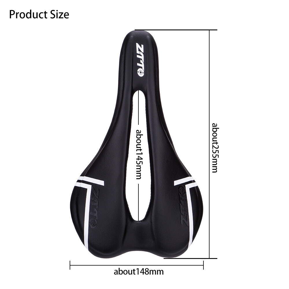 ZTTO MTB Road Bike Breathable Saddle 148*255MM Hollow Seat Comfort Cushion
