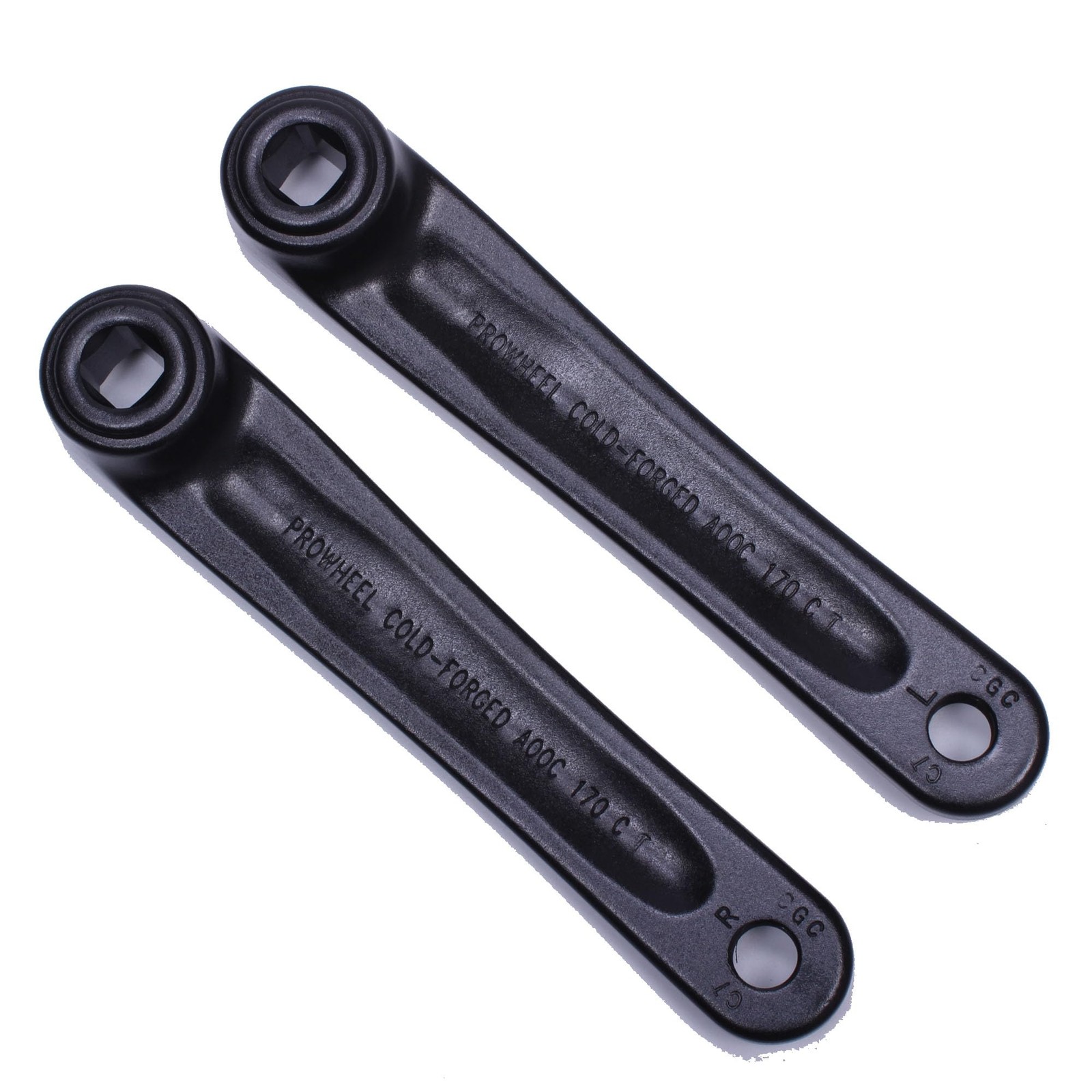 Ebike Crank Arm Available in Square Hole,140MM/152MM/160MM/165MM/170MM/175MM Bla